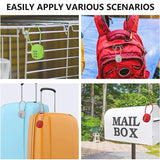 Safes & Lock Boxes: Combination Lock Padlock Locker 3 Digit Security Bike Suitcase Luggage Bag - Blue