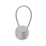 Safes & Lock Boxes: Combination Lock Padlock Locker 3 Digit Security Bike Suitcase Luggage Bag - Blue