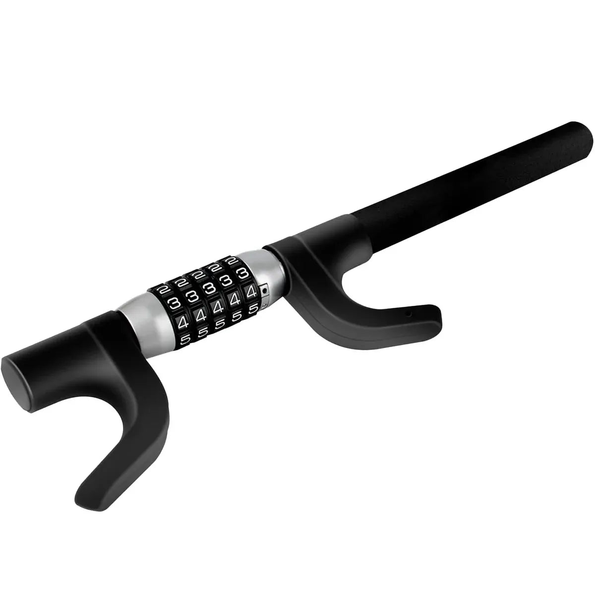 Car Steering Wheel Lock Anti Theft Security Code Lock for Vehicle Protection Use - Black