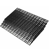 8Pcs Plastic Fish Grid Divider Durable  Holder Fish Tank Tray Egg Crate Aquarium - White