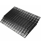 8Pcs Plastic Fish Grid Divider Durable  Holder Fish Tank Tray Egg Crate Aquarium - White