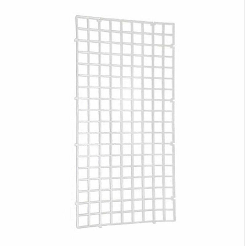 Aquarium Decor: 8Pcs Plastic Fish Grid Divider Durable  Holder Fish Tank Tray Egg Crate Aquarium - White