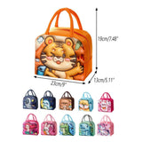 Kid's Lunch Boxes & Bags: Cute 3D Cartoon Insulated Lunch Bag Oxford Fabric Bento Tote for School Use - Pink Rainbow Unicorn
