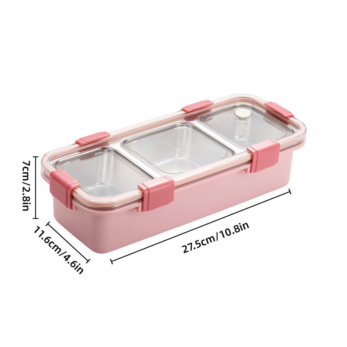 Cooler bags: Stainless Steel Lunch Box Compartment Bento Box Food Container for Meal Prep Use - Green