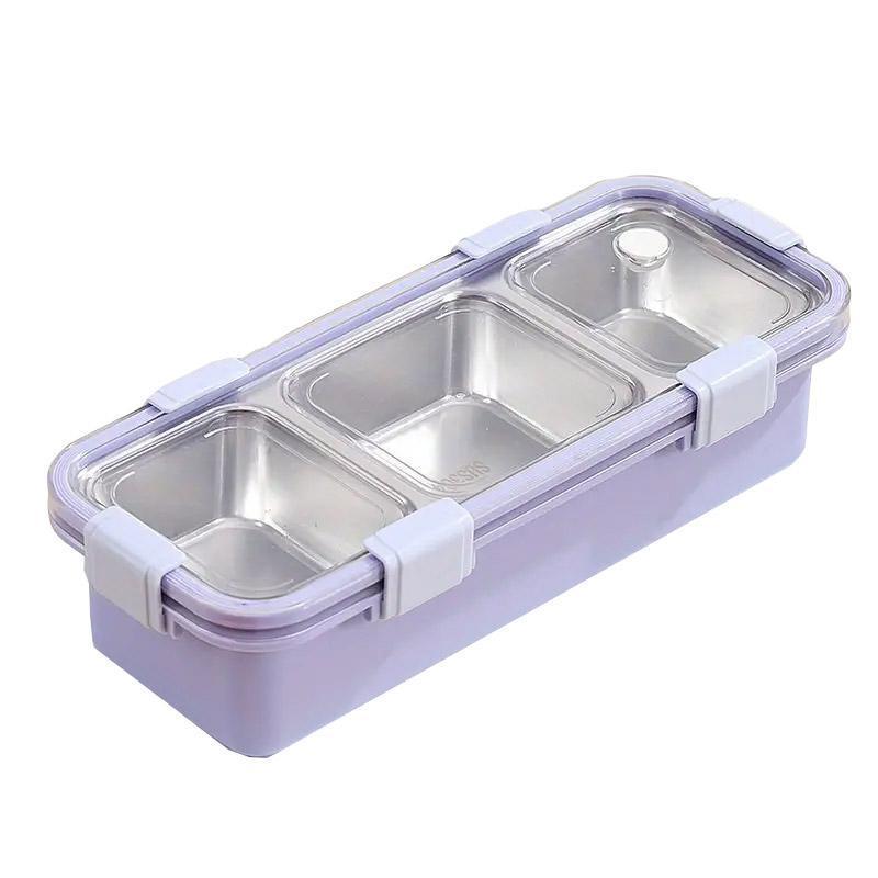 Cooler bags: Stainless Steel Lunch Box Compartment Bento Box Food Container for Meal Prep Use - Green