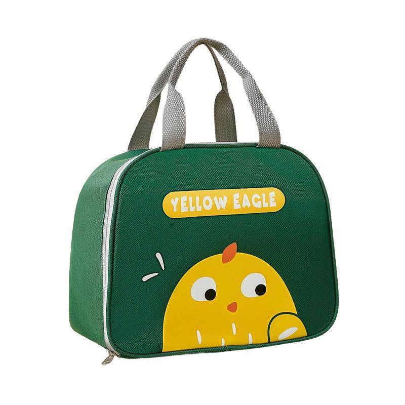 Cooler bags: Cute Cartoon Lunch Bag Reusable Insulated School Lunch Box Cooler Tote Boy Girl - Pink
