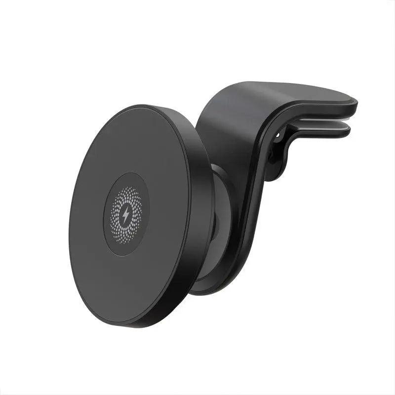 Laptop Stands: Wireless 15W Magnetic Car Mount Holder Charger For Iphone 13 12 Pro Max Magsafe - Black