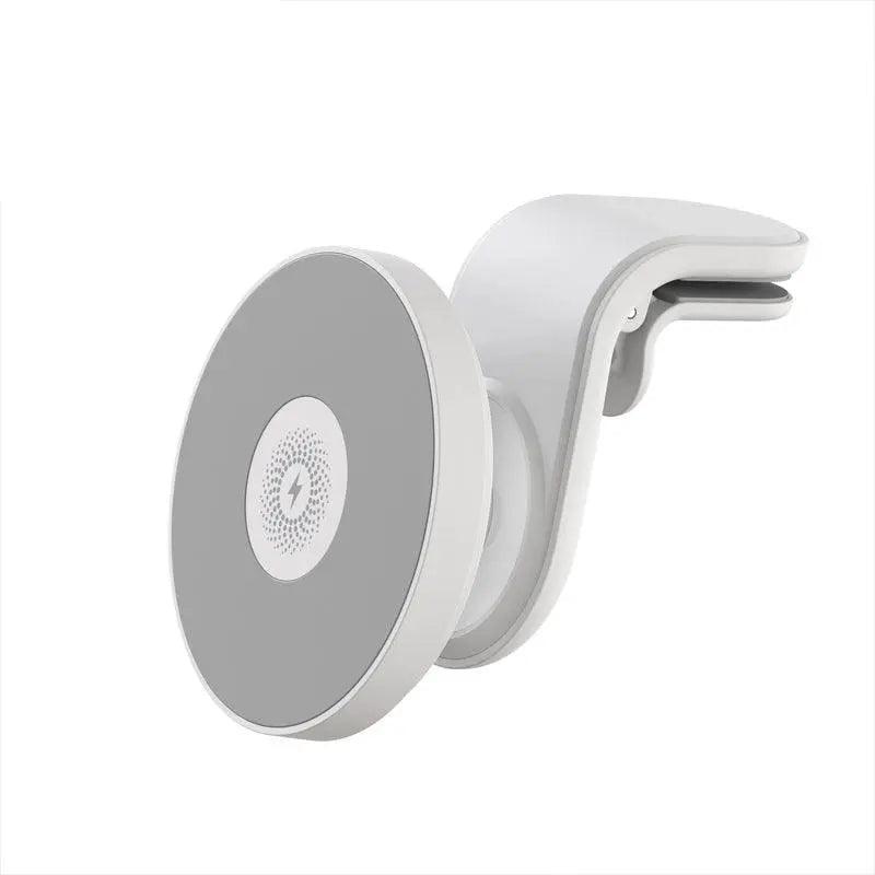Laptop Stands: Wireless 15W Magnetic Car Mount Holder Charger For Iphone 13 12 Pro Max Magsafe - White