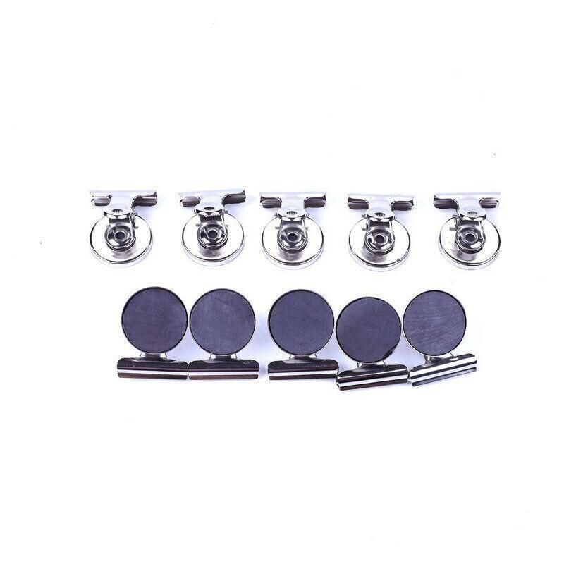 Magnetic Bulldog Clips 20PCS Strong Fridge Memo Holders for Home Office School
