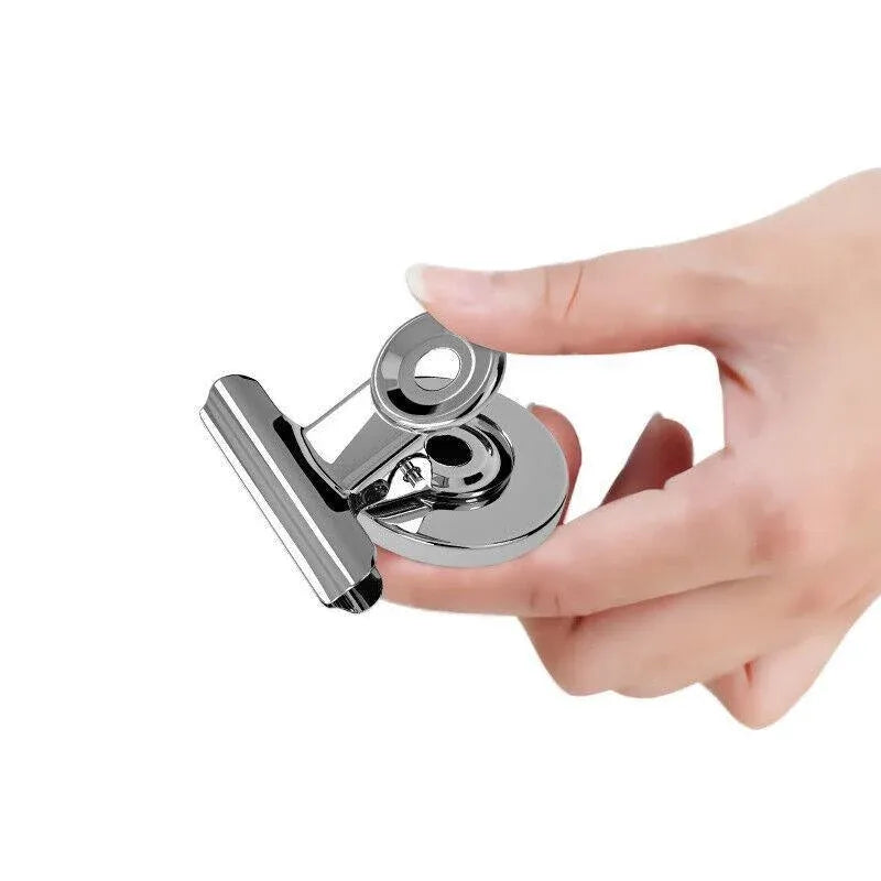 Magnetic Bulldog Clips 20PCS Strong Fridge Memo Holders for Home Office School