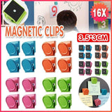 16 Magnetic Clips Fridge Strong Magnet Metal Clamp Note Photo Hanger Holder Hook