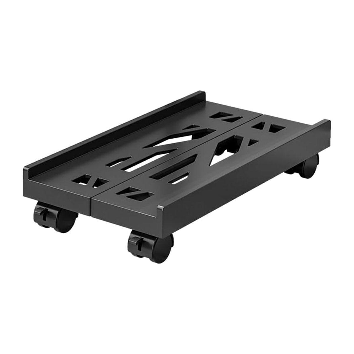 Desktops & Accessories: Plastic Computer Case Bracket Retractable Mobile Host Shelf for Under Desk Use