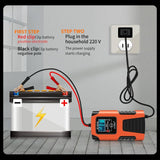 6V 12V Battery Charger Maintainer - Car Motorcycle Lawn Mower Repair