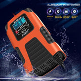 6V 12V Battery Charger Maintainer - Car Motorcycle Lawn Mower Repair