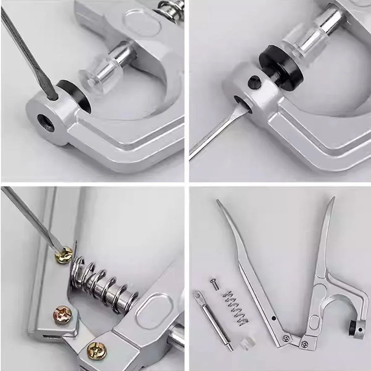 T3 T5 T8 Snap Pliers Tool Kit for Plastic Snaps Fastener Manual Installation Set