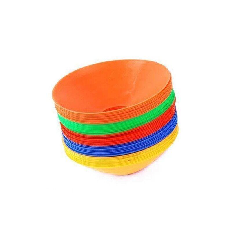 Soccer & Soccer Accessories: 60 Pack Sports Training Discs Markers Cones Soccer Rugby Fitness Exercise