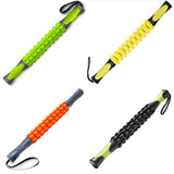 Gym Equipment & Accessories: Muscle Roller Stick Full Body Fitness Massage Tool for Home and Gym Use - Orange