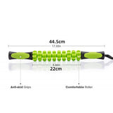 Gym Equipment & Accessories: Muscle Roller Stick Full Body Fitness Massage Tool for Home and Gym Use - Orange