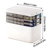 Wellness Accessories: 4 Layer Medicine Box Portable Medical Storage Family First Aid Emergency Box