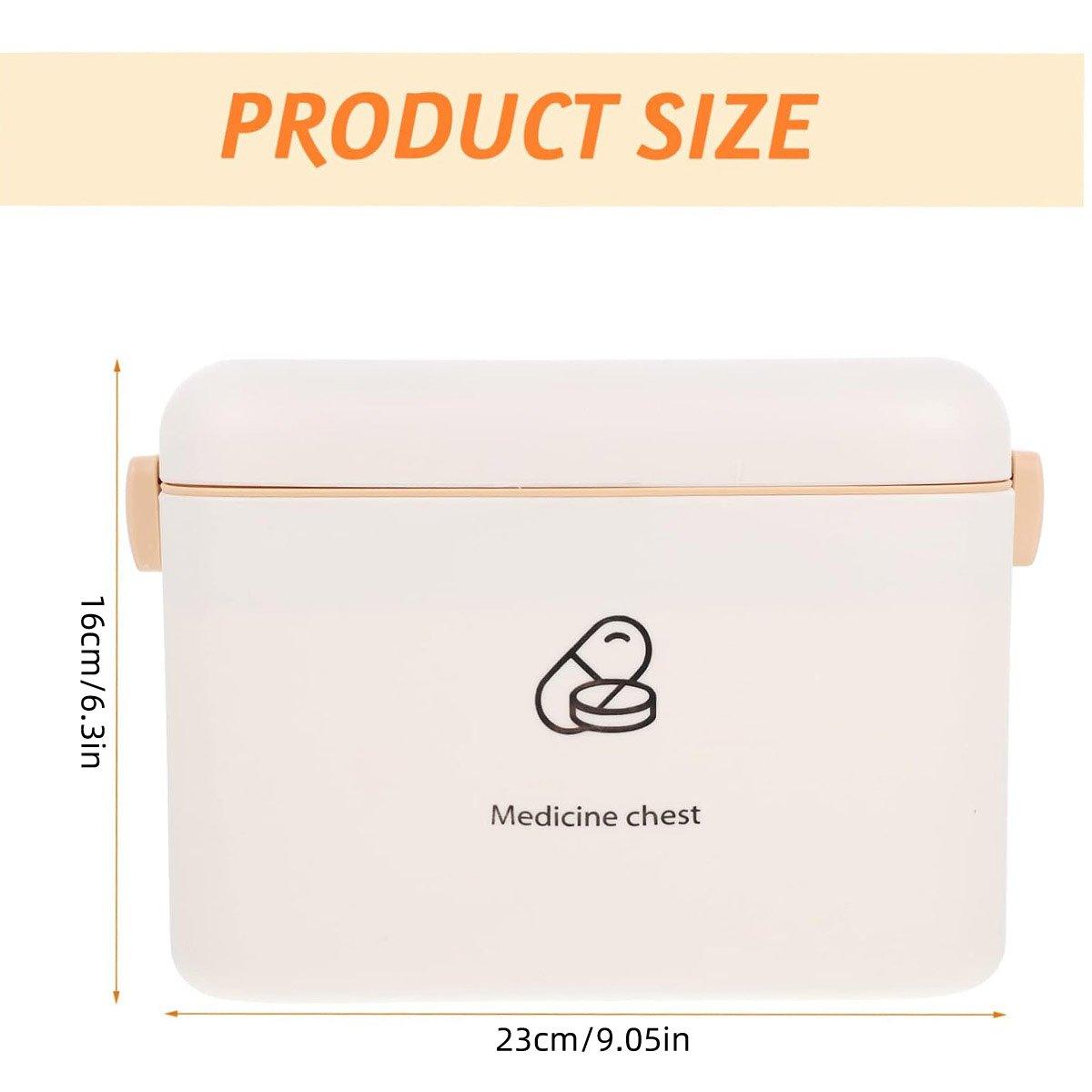 Wellness Accessories: Medicine Cabinet Household Organizer Storage Emergency First Aid Kit Organizer