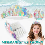 Women's Jewellery: Mermaid Plug Comb Headband Princess Crown Hair Accessories for Girls and Women