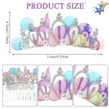 Women's Jewellery: Mermaid Plug Comb Headband Princess Crown Hair Accessories for Girls and Women