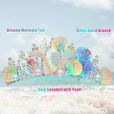 Women's Jewellery: Mermaid Plug Comb Headband Princess Crown Hair Accessories for Girls and Women