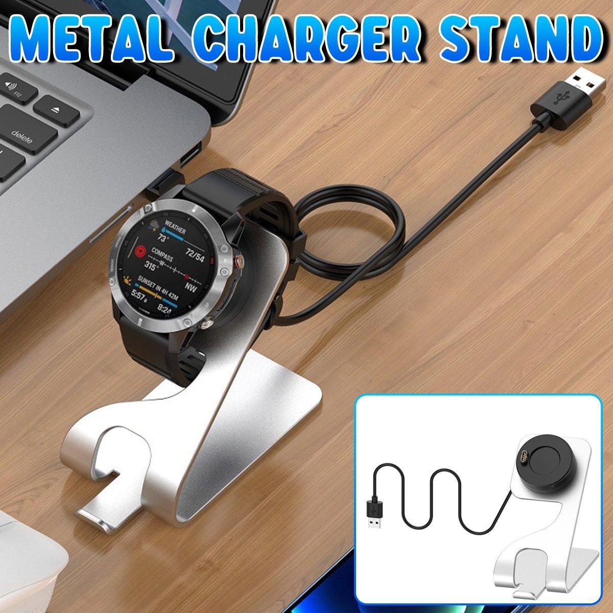 Men's Watches: Watch Charger Dock for Garmin Fenix 7 / Fenix 7S USB Charging Cable Stand Bas
