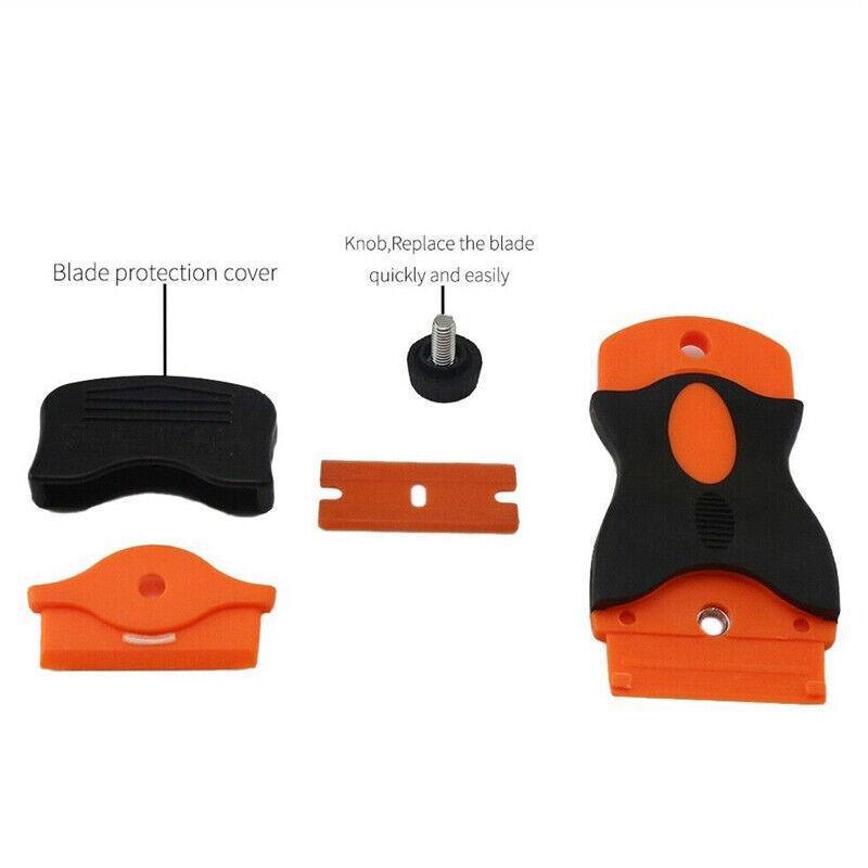 Putty Knives, Scrapers & Chisels: 1X Plastic Razor Blade Paint Glue Adhesive Scraper Blades Cleaner Tools