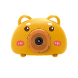 Acousto Optic Bubble Machine Camera Animal-Shaped With Light Music Toy Gift - Cat