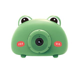 Acousto Optic Bubble Machine Camera Animal-Shaped With Light Music Toy Gift - Bear