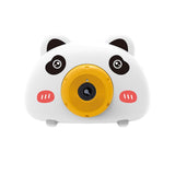 Acousto Optic Bubble Machine Camera Animal-Shaped With Light Music Toy Gift - Bear
