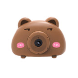 Acousto Optic Bubble Machine Camera Animal-Shaped With Light Music Toy Gift - Pig