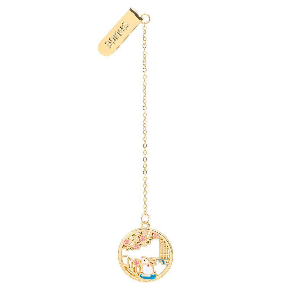 Office Supplies: Metal Rabbit Bookmark Tassel Book Pendant Retro Clip School Office Supplies Gift - Cat