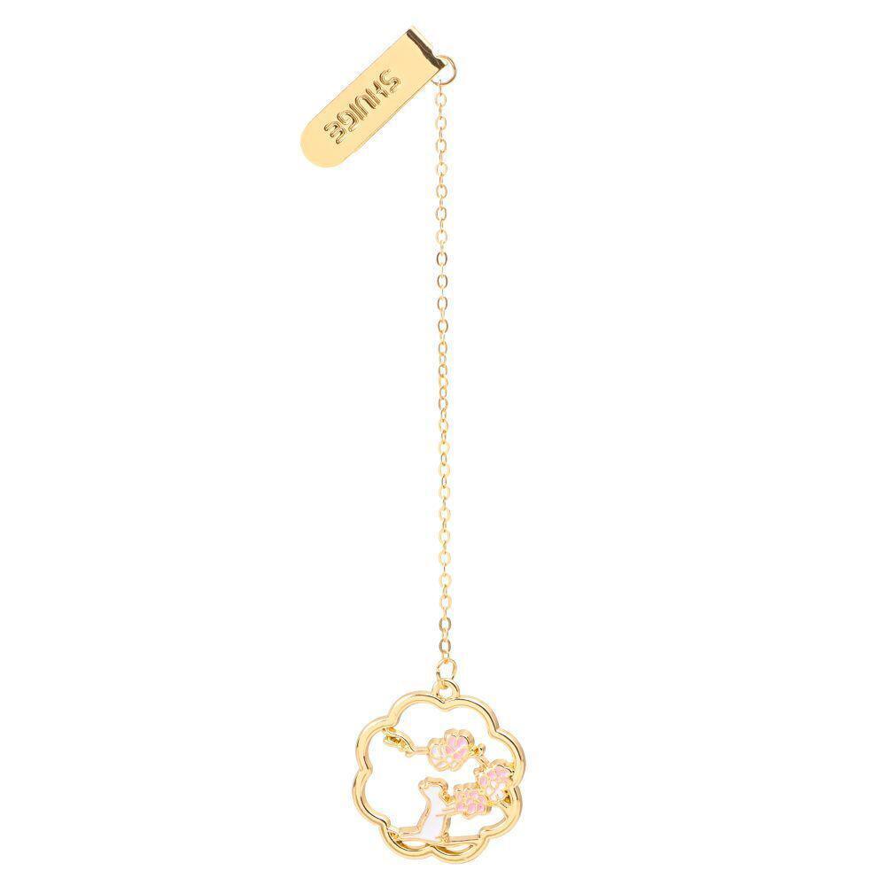 Office Supplies: Metal Rabbit Bookmark Tassel Book Pendant Retro Clip School Office Supplies Gift - Cat
