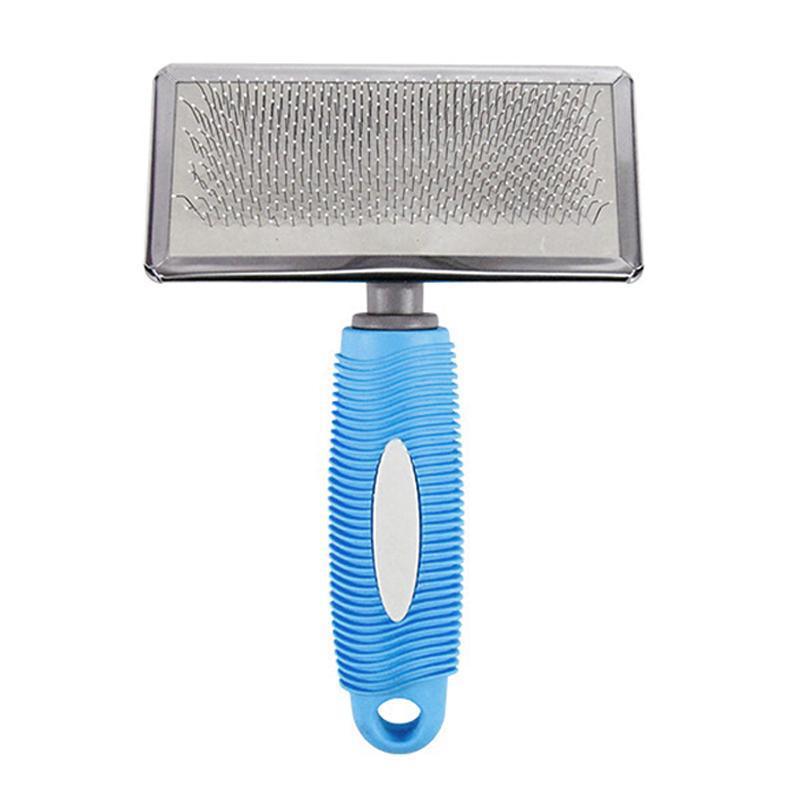 Pet Grooming Supplies: L Size Hair Shedding Grooming Trimmer Comb Brush Slicker Undercoat Rake Pet Dog Cat - Pink