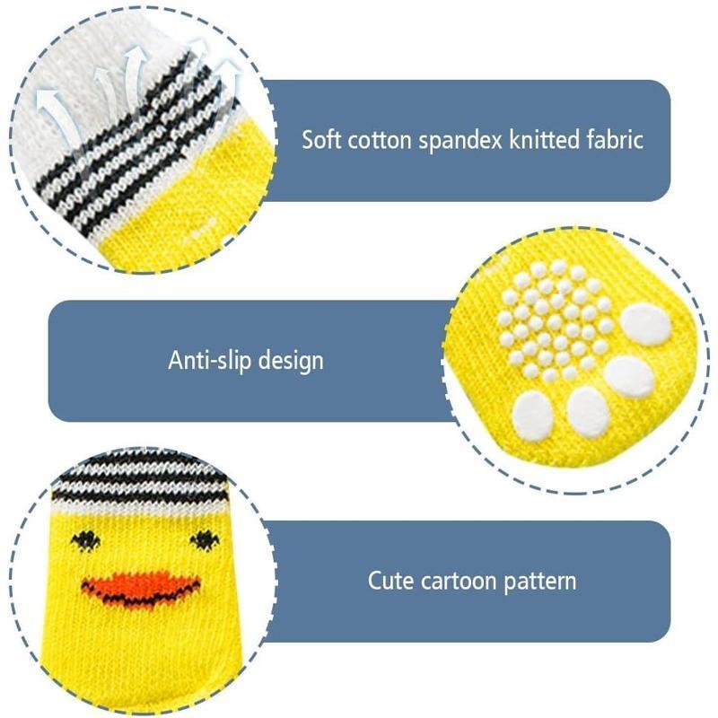 Dog Apparel: Dog Socks Non-Slip Grip Slip Anti-Slip - Puppy Cat Pet Shoes Slippers M Size - Yellow Kumamoto