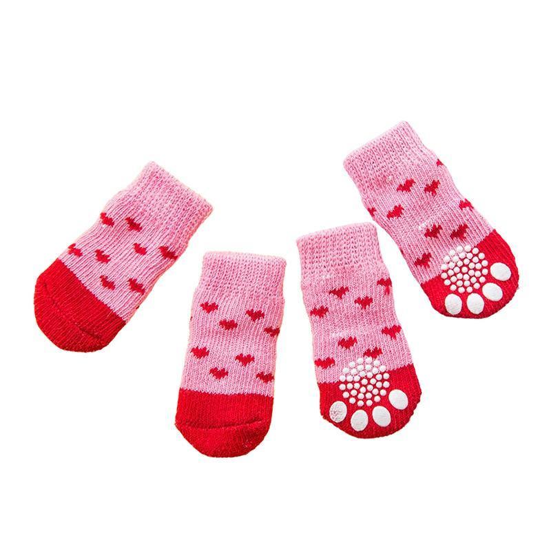 Dog Apparel: Dog Socks Non-Slip Grip Slip Anti-Slip - Puppy Cat Pet Shoes Slippers M Size - Yellow Kumamoto