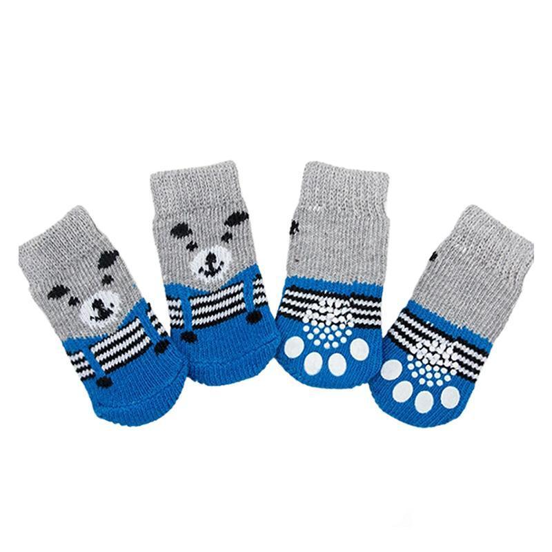 Dog Apparel: Dog Socks Non-Slip Grip Slip Anti-Slip - Puppy Cat Pet Shoes Slippers M Size - Yellow Kumamoto