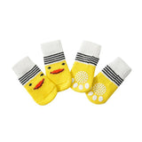 Dog Apparel: Dog Socks Non-Slip Grip Slip Anti-Slip - Puppy Cat Pet Shoes Slippers M Size - Red bear