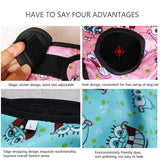 Dog Apparel: Washable Female Pet Dog Cat Nappy Diaper Physiological Pants Panties Underwear Red - M