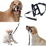 Dog Muzzles: Pink Dog Training Head Collar Halter Stop Pulling Training Tool Harness Strap Leader - S
