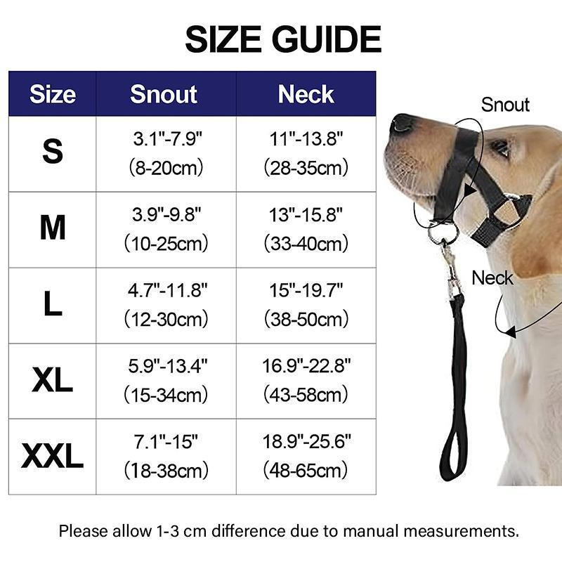 Dog Muzzles: Pink Dog Training Head Collar Halter Stop Pulling Training Tool Harness Strap Leader - S