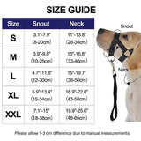 Dog Muzzles: Pink Dog Training Head Collar Halter Stop Pulling Training Tool Harness Strap Leader - S
