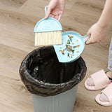 Outdoor Lights: Mini Desktop Sweep Cleaning Brush Keyboard Brush Small Broom Dustpan Set - Pink