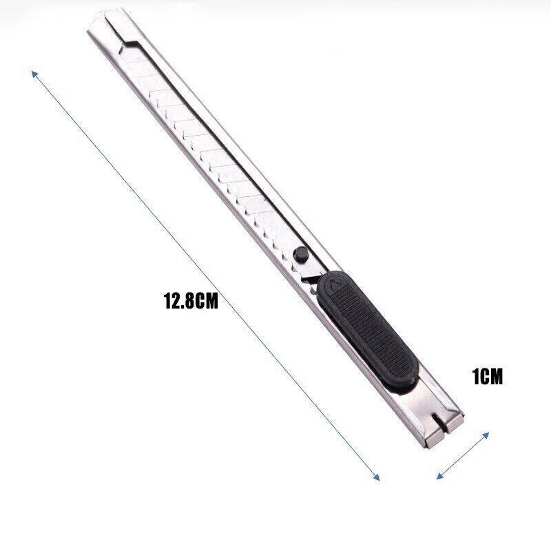 Arts & Crafts: 5PCS Snap-Off Daily Utility Knife Lock Back Box Cutters Retractable Knifes