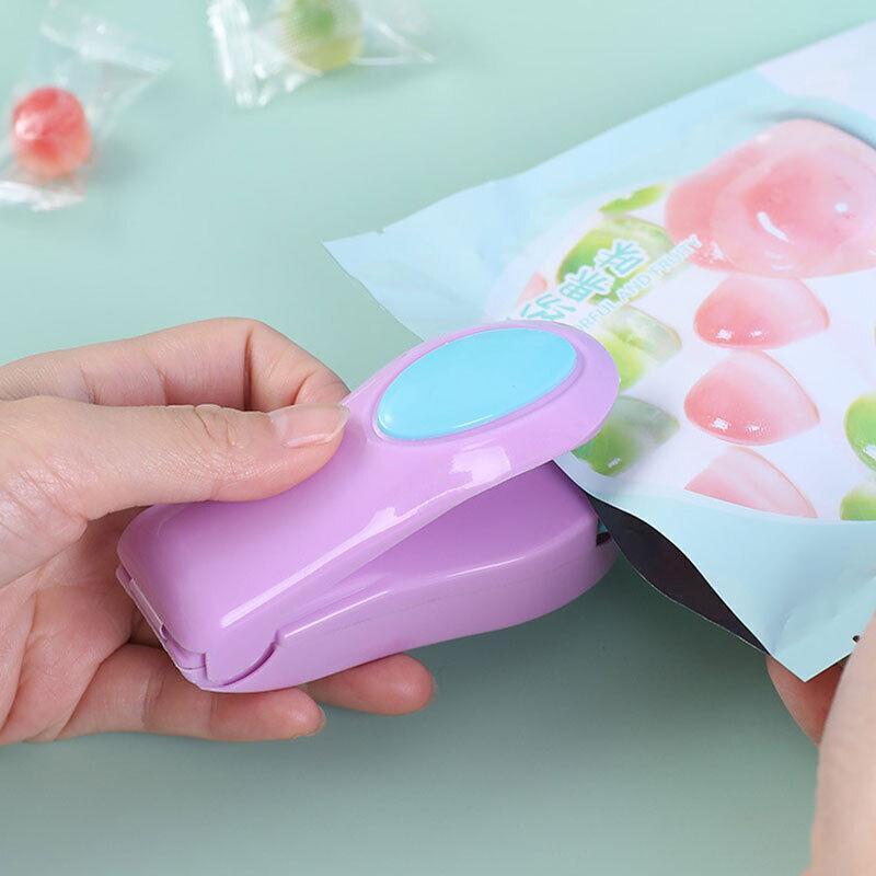 Outdoor Lights: Handheld Mini Heat Sealer Poly Bag Sealing Machine Food Portable Plastic Small - Blue
