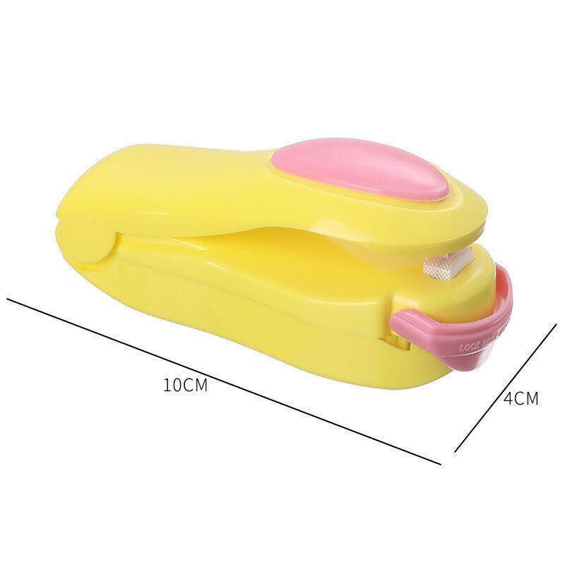 Outdoor Lights: Handheld Mini Heat Sealer Poly Bag Sealing Machine Food Portable Plastic Small - White