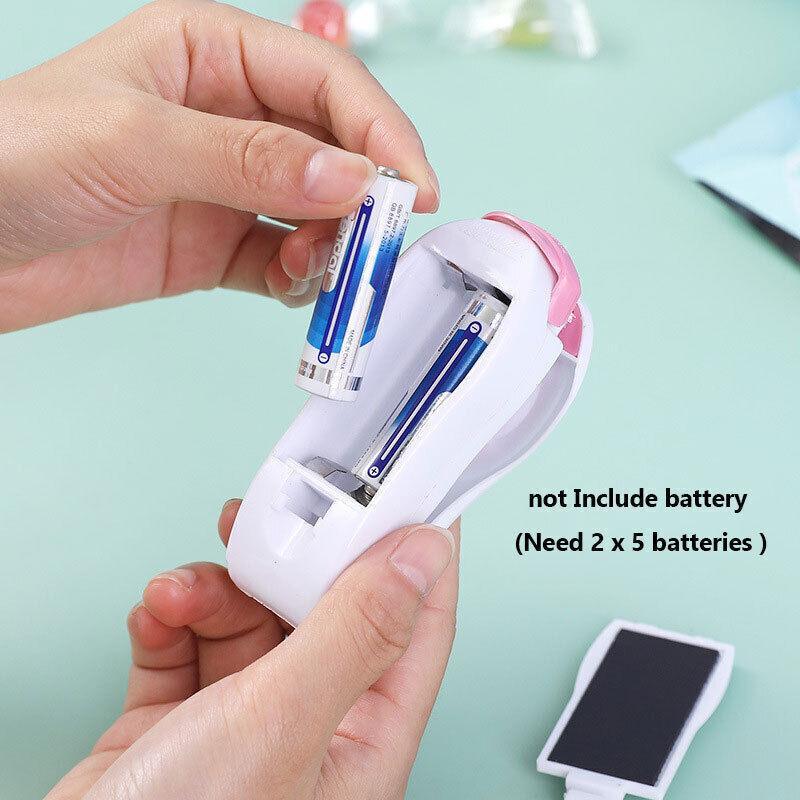 Outdoor Lights: Handheld Mini Heat Sealer Poly Bag Sealing Machine Food Portable Plastic Small - Yellow