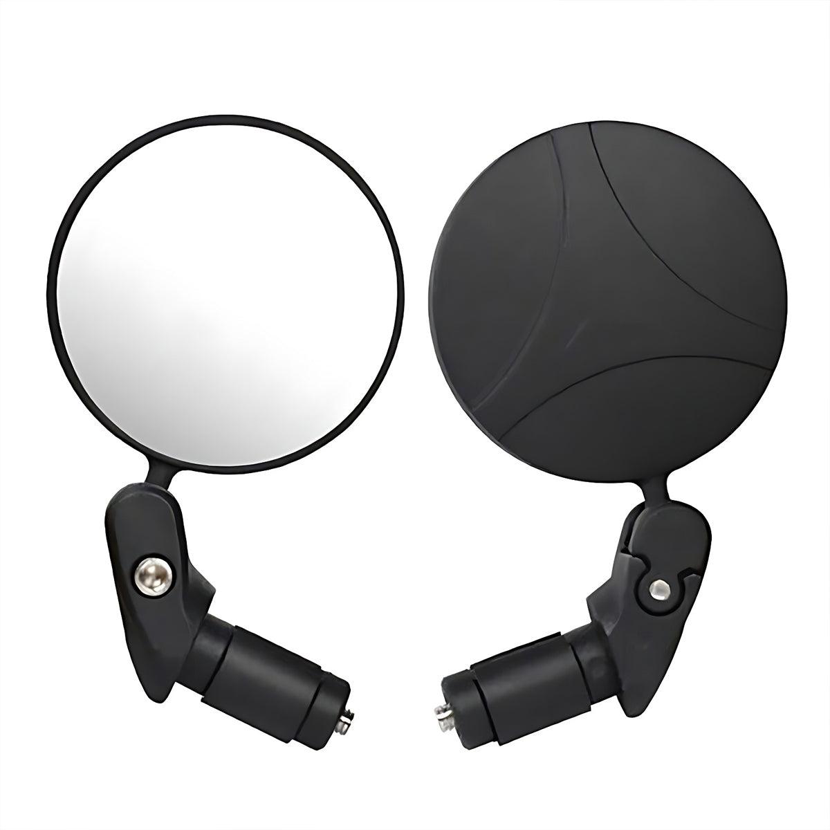 Bicycle Parts: Adjustable Bicycle Rearview Mirror Convex Lens for MTB and Road Bikes